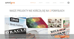 Desktop Screenshot of omnipro.pl